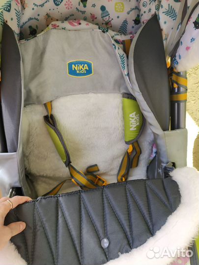 Детские санки коляска ника