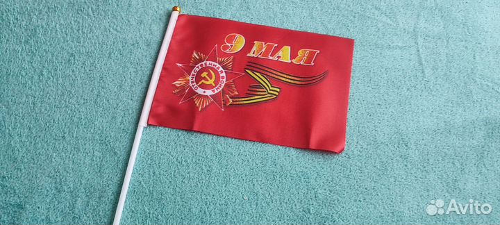 9 мая (Пилотка военная.флаги,ленты )