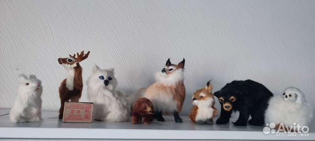 Меховые игрушки из натурального меха