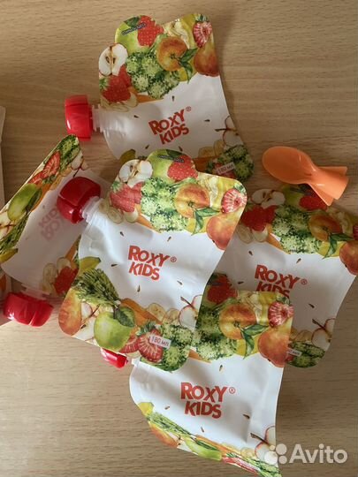 Многоразовые пакеты-паучи для детского питания