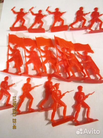 Солдатики из пластмассы выпуск СССР