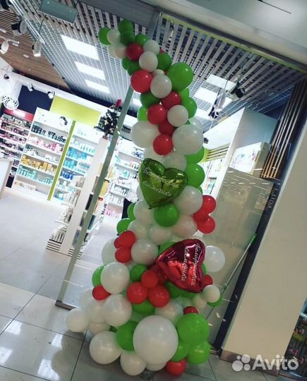 Арки и гирлянда из шаров на открытие магазинов
