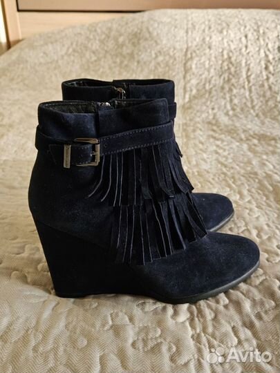 Ботильоны, натуральная замша, 38р