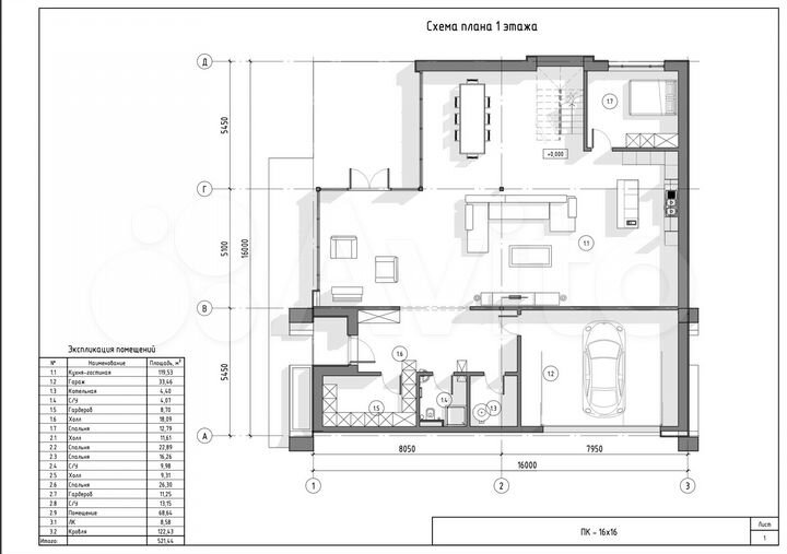 Коттедж 400 м² на участке 8,2 сот.