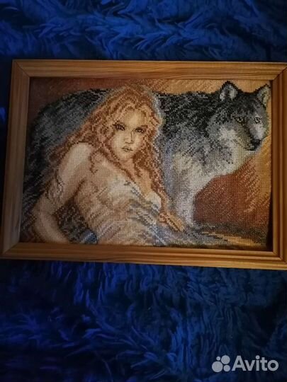 Картина вышитая крестом
