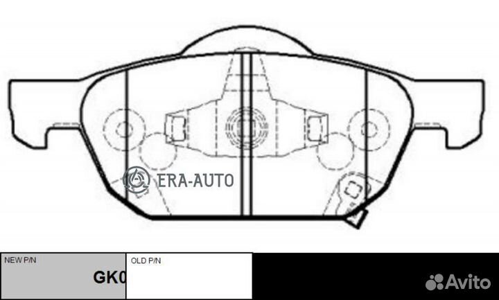 CTR GK0398 Колодки