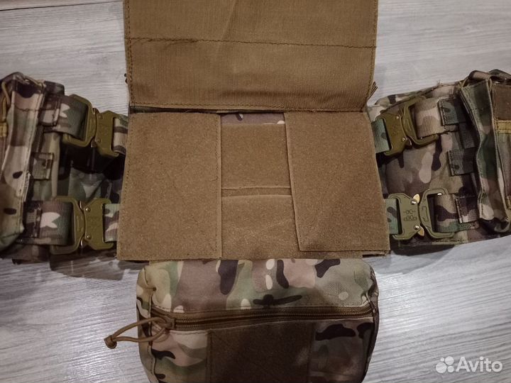 Разгрузка тактическая плитник бронежилет с подсумк