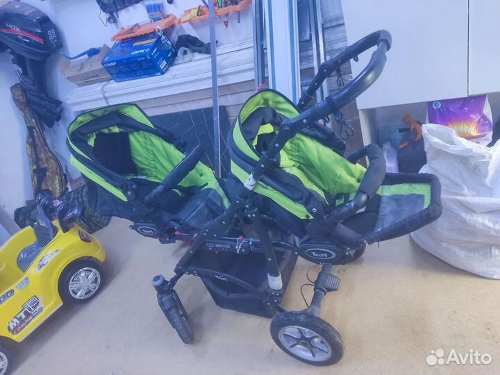 Коляска для двойни