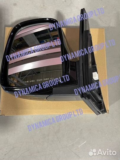 Зеркало левое KIA bongo III 87610-4E600 полотно сплошное электрическое