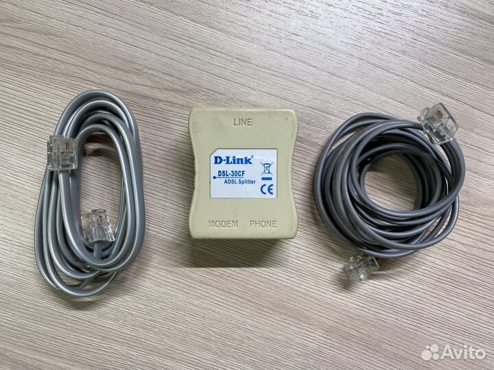 Сплиттер adsl D-Link DSL-30CF