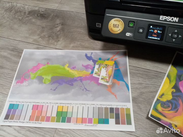 Струйный мфу epson XP-330 c WI-FI и снпч