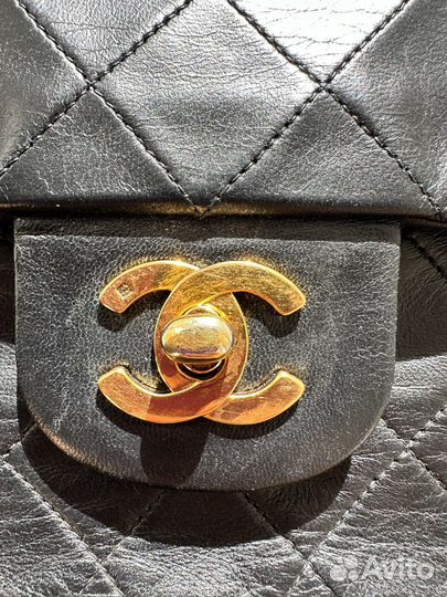 Винтажная сумка Chanel Classic Flap черная