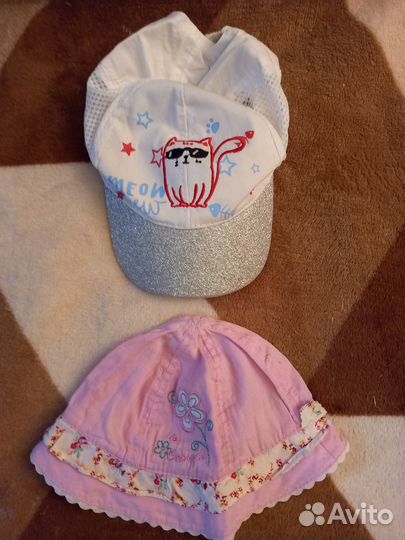 Кепка, бейсболка, панама девочка, мальчик 0-3 года