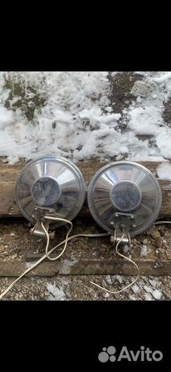 Жёлтые туманки хромовые СССР