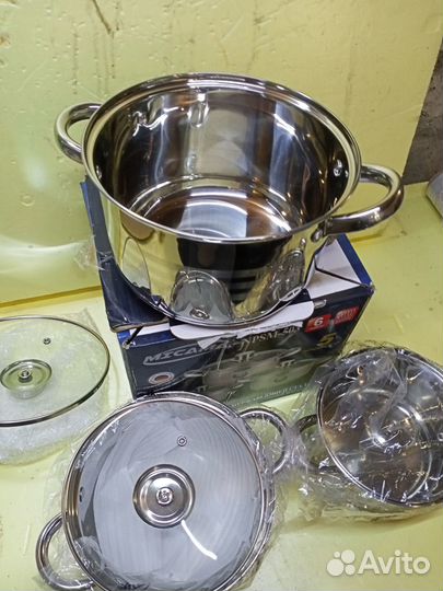 Кастрюля из нержавейки набор