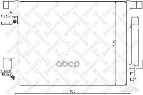 10-45135-SX NS9400297812A030радиатор кондMi