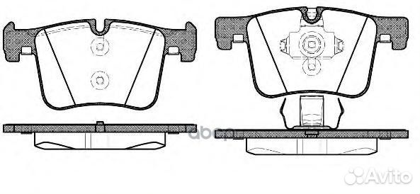 1457 00 колодки дисковые п BMW X3 F25 3.0/2.0d