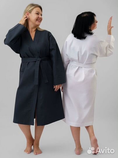 Халат банный вафельный Артикул 1440 - 1437