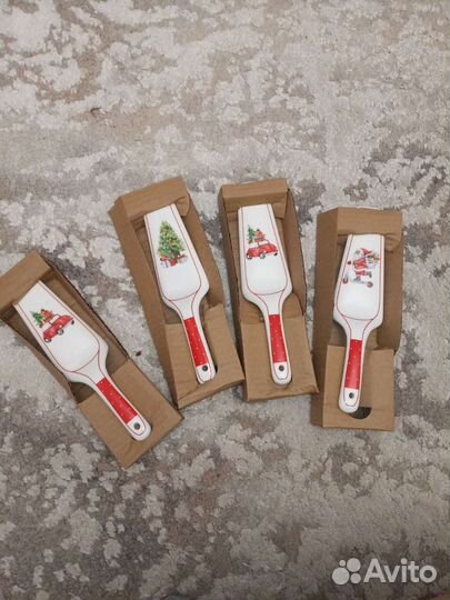 Лопатка для торта новая новогодняя
