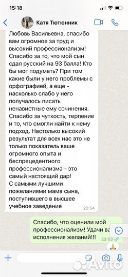 Репетитор по русскому языку и литературе