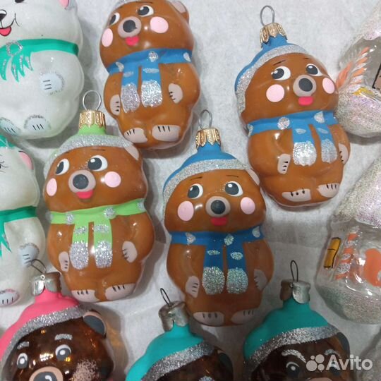 Елочные игрушки стекло