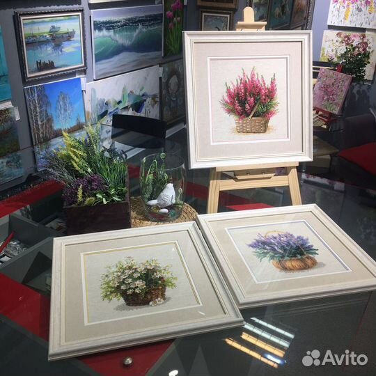 Картина вышитая крестом