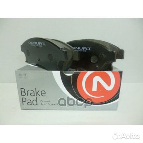 Колодки тормозные дисковые gbpd-029 onnuri