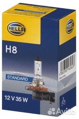 Лампа H8 35W PGJ19-1 8GH 008 356-121 hella
