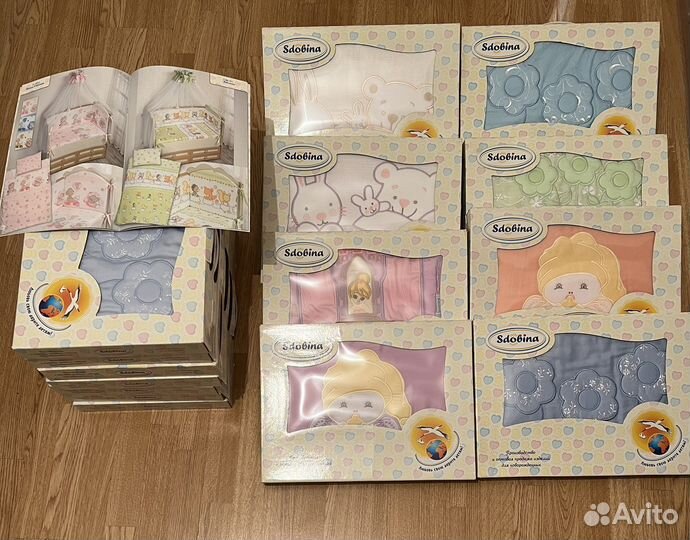 Детское постельное белье в детскую кроватку новое
