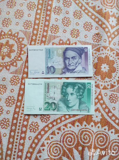 Deutsche Mark банкноты