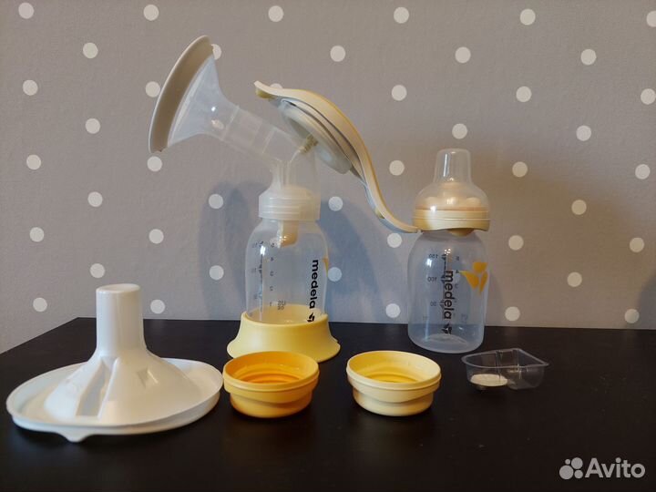 Молокоотсос medela и смартсоска calma