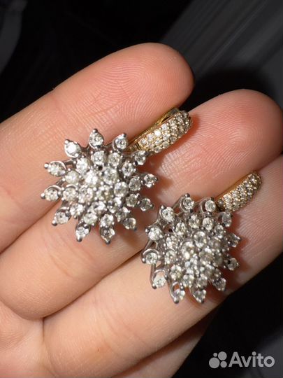 Золотые сережки 750