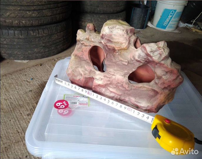 Грот в аквариум