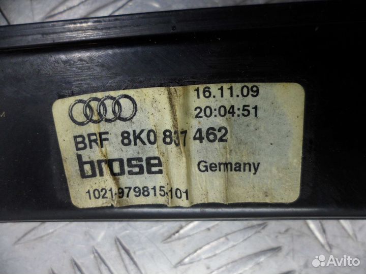 Стеклоподъемник передний правый Audi A4 B8 8K09598