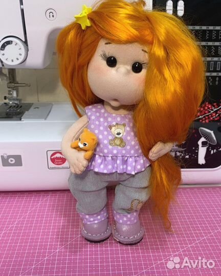 Текстильная кукла игровая