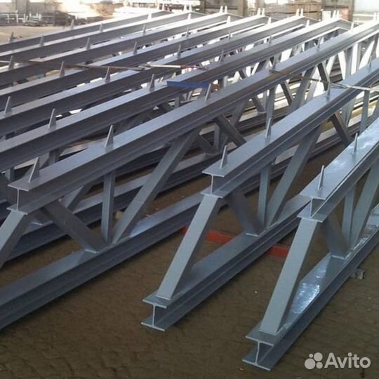 Фермы для арочного ангара 12Х6Х60 м