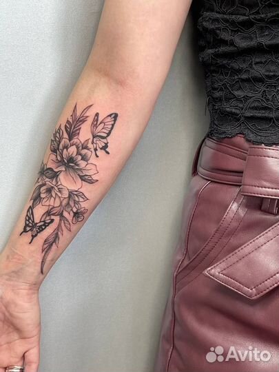 Тату за расходники/ модель на тату