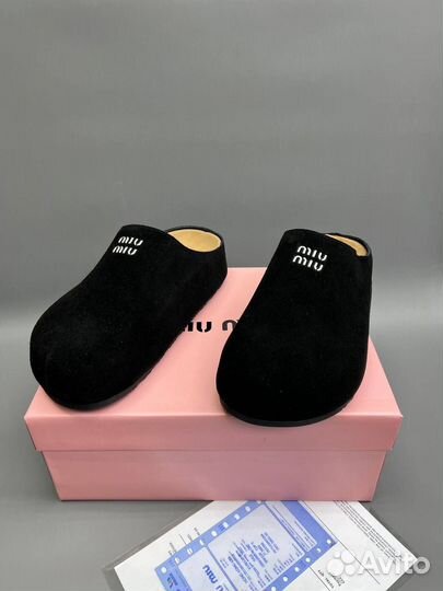 Тапочки Сабо Miu Miu Размеры 36-40