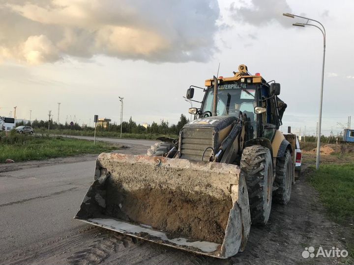 Экскаватор-погрузчик CAT 444E, 2008