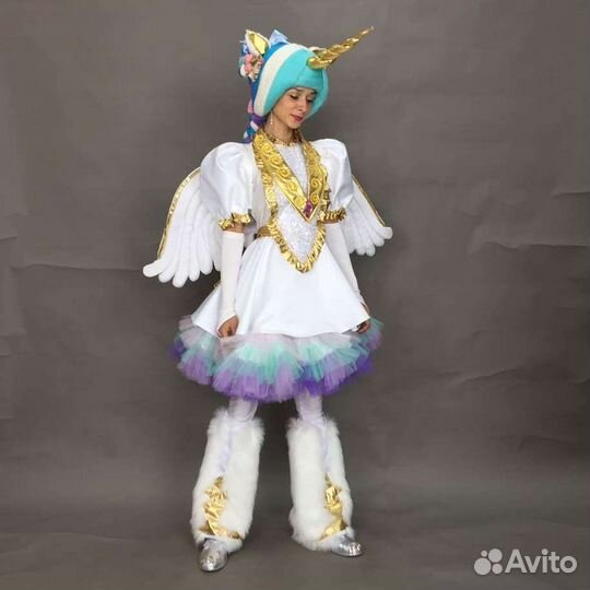 Костюм аниматора единорог