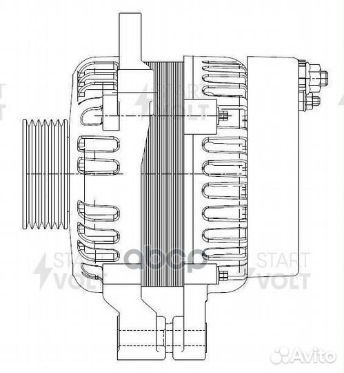Генератор 90A LG 2711 startvolt