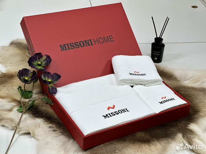 Махровые полотенца Missoni