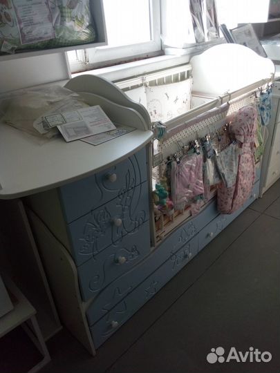 Кровать детская транс №3 белая