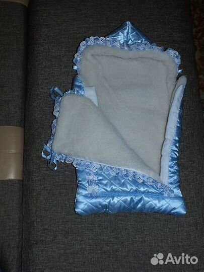 Зимний конверт на выписку и на прогулки