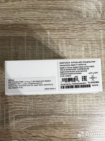 Наушники Apple AirPods 1 оригинал