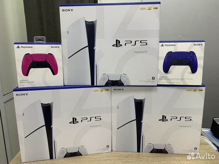 Sony PS5 Slim с дисководом / Гарантия / 400 игр
