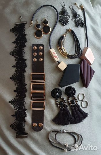 Бижутерия пакетом (серьги,браслеты,кольца и т.д.)
