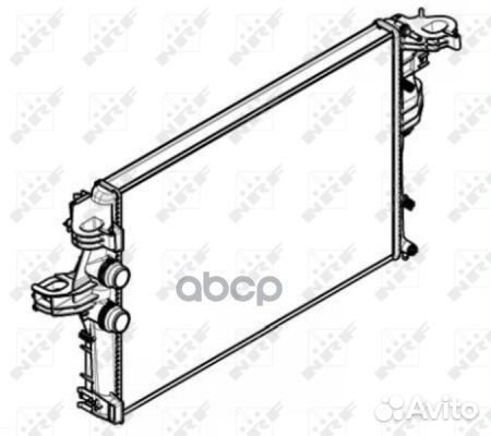 Радиатор двигателя 61988 58430 NRF