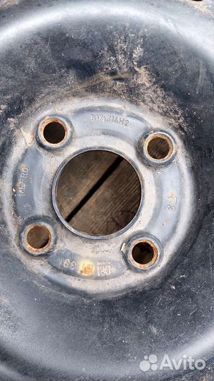 Диски штампованые 3 шт.R14-4-100-5.5J-ET39.Ст.56.6