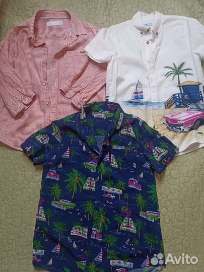 Рубашки хлопок на мальчика